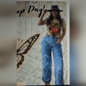 NEW Jaded Gypsy Patched On Up Jeans Pants - M SOLD OUT, 1 S & 2 L available